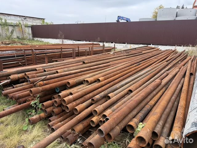 Труба нкт на столбики